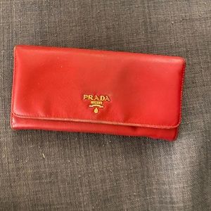 Authentic Prada wallet